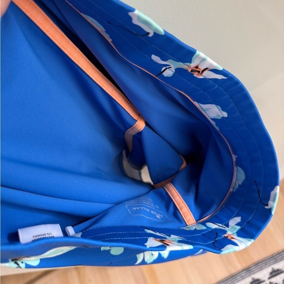 Peter Millar Alice Petal Hem Skort - Royal Blue Floral - Size Small - Picture 4 of 12